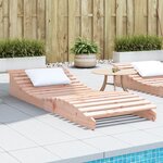 vidaXL Chaise longue 205x80x31 5 cm bois massif de douglas