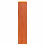vidaXL Tête de lit avec rangement cire marron 160cm bois massif de pin