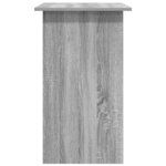 vidaXL Bureau Sonoma gris 80x45x74 cm Bois d'ingénierie