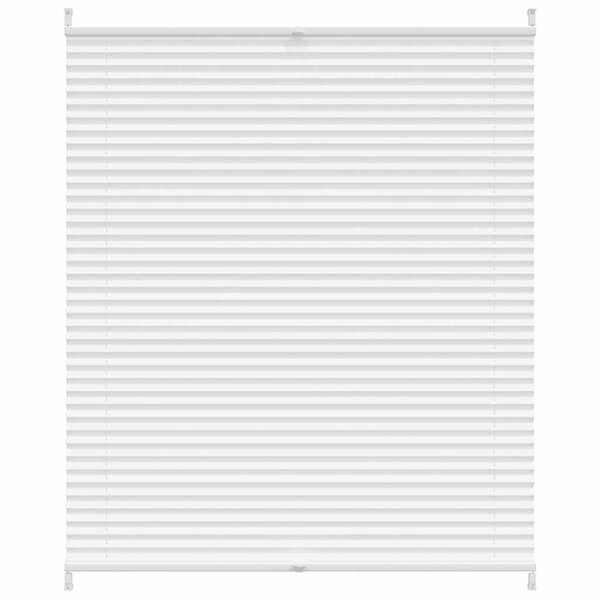 vidaXL Store plissé 110x125 cm Blanc