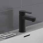 SCHÜTTE Mitigeur de lavabo ELEPHANT noir mat