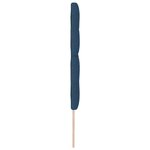vidaXL Tête de lit LED avec bandes LED Bleu 144 cm tissu