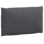 vidaXL Coussins de palette lot de 3 anthracite mélangé tissu