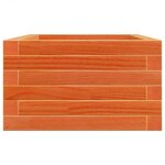 vidaXL Jardinière cire marron 70x40x23 cm bois de pin massif