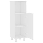 vidaXL Ensemble de meubles de salle de bain 4Pièces Blanc Bois ingénierie
