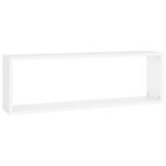 vidaXL Étagères cube murales 6 Pièces Blanc 80x15x26 5 cm Aggloméré