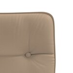 vidaXL Chaise à manger cappuccino similicuir