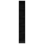 vidaXL Armoire Chêne noir 30 x 50 x 200 cm Bois d'ingénierie