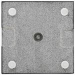 vidaXL Socle de parasol Granite 20 kg Carré Noir