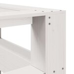 vidaXL Tête de lit de bibliothèque forme de L 135 cm bois massif pin