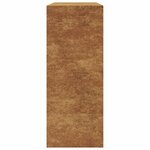 vidaXL Portant de bois de chauffage 100x40x100 cm acier corten