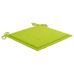 vidaXL Chaises pliables de jardin lot de 8 avec coussins Bois d'acacia