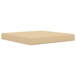 vidaXL Coussin de canapé d'extérieur Beige 80 x 80 x 8 cm Polyester