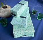 Trio feuilles cadeaux réutilisables Vert Vincennes