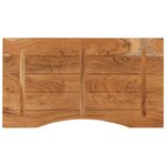 vidaXL Dessus de bureau 100x50x2 5 cm rectangulaire bois massif acacia