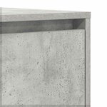 vidaXL Buffet Gris béton 120 x 41 x 75 cm Bois d'ingénierie