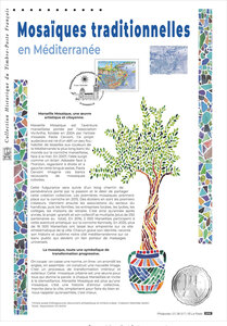 Document philatélique - Mosaïques traditionnelles en Méditerranée