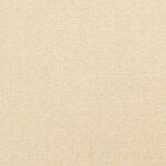 vidaXL Chaise de relaxation Crème Tissu