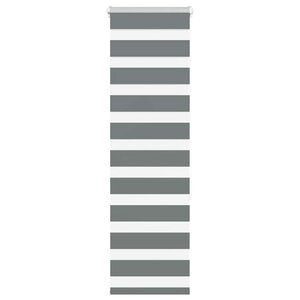 vidaXL Store zèbre gris foncé largeur du tissu 40 9 cm polyester
