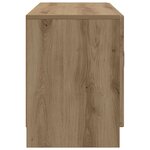 vidaXL Meuble TV 99 x 34 5 x 47 cm Chêne artisanal Bois d'ingénierie