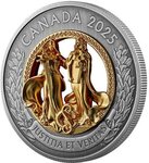 Pièce de monnaie en Argent 50 Dollars g 144.2 Millésime 2025 ALLEGORIES OF JUSTICE AND TRUTH