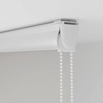 vidaXL Store enrouleur de douche avec cassette largeur du tissu 66 cm