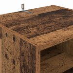 vidaXL Meuble TV Bois Ancien 160 x 35 x 55 cm Bois d'ingénierie