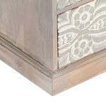 vidaXL Meuble TV 120x30x40 cm Bois d'acacia massif