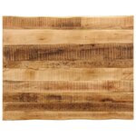 vidaXL Dessus de table bord vivant 90x80x2 5 cm bois de manguier brut