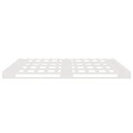 vidaXL Lit de palette blanc 140x200 cm bois de pin massif