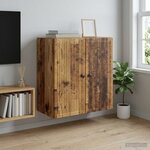vidaXL Armoire Murale Bois ancien 59 x 31 x 60 cm Bois d'ingénierie