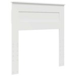 vidaXL Tête de lit Blanc 100 cm Bois d'ingénierie