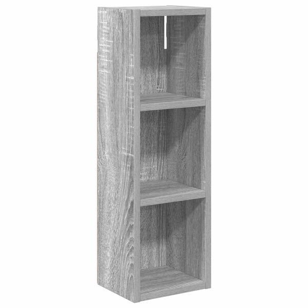 vidaXL Armoire murale de salle de bain Gris Sonoma 20 x 16 x 62 5 cm