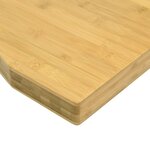 vidaXL Dessus de bureau 100x60x4 cm bambou