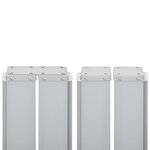 vidaXL Auvent latéral rétractable Bleu 100 x 600 cm