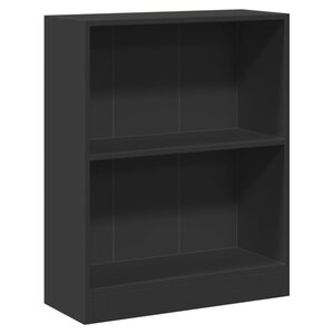 vidaXL Bibliothèque Noir 60x24x76 cm Bois d'ingénierie