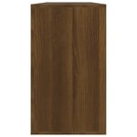 vidaXL Banc à chaussures Chêne marron 80x24x45 cm Bois d'ingénierie