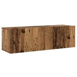 vidaXL Ensemble de meuble TV mural 8 Pièces vieux bois bois d'ingénierie