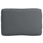 vidaXL Set de coussins de palette 3 Pièces Anthracite 120 x 80 x 12 cm