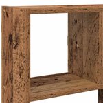 vidaXL Étagère cube murale 12 compartiments vieux bois bois ingénierie