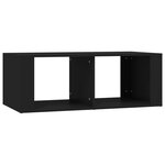 vidaXL Table basse Noir 100x50x36 cm Bois d'ingénierie