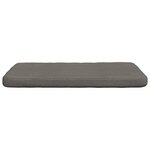 vidaXL Coussins de siège 4 Pièces Gris clair 40 x 40 x 3 cm