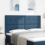 vidaXL Tête de Lit LED avec des lumières à LED Bleu 180 cm tissu