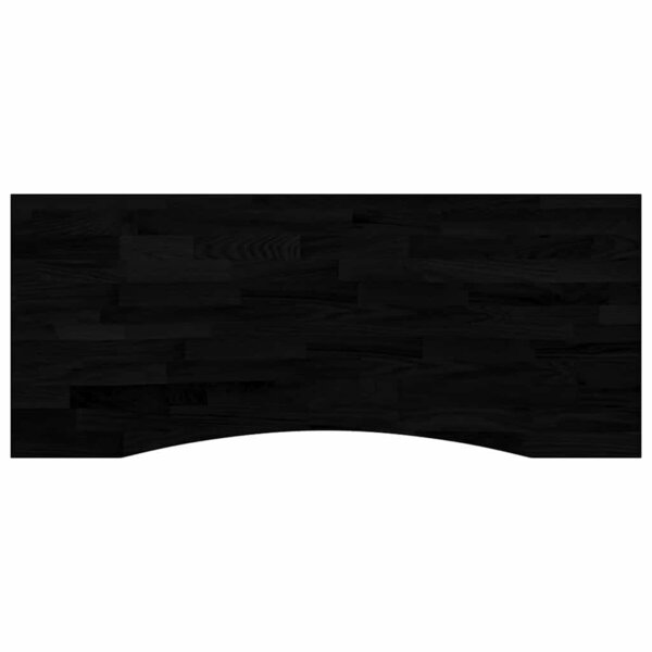 vidaXL Dessus de bureau marron foncé bois chêne massif rectangulaire