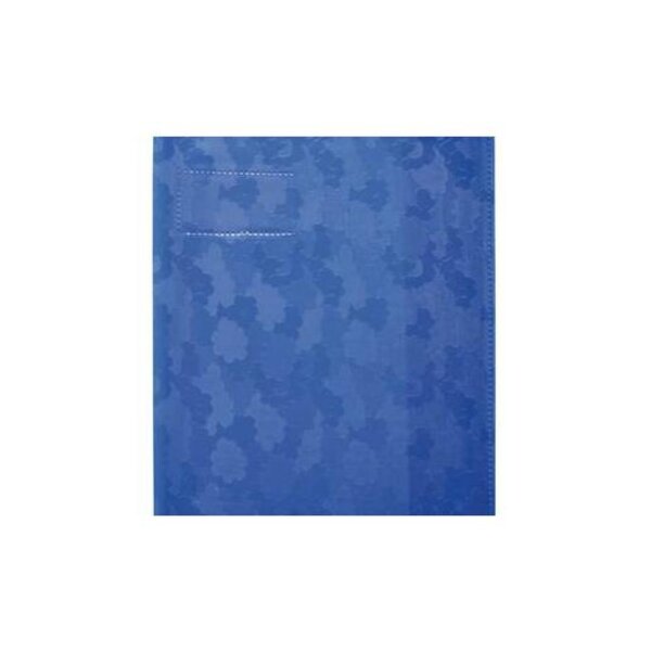 Protège-cahier 17x22 cm 9/100e/grain HELICE porte étiquette BLEU ELBA