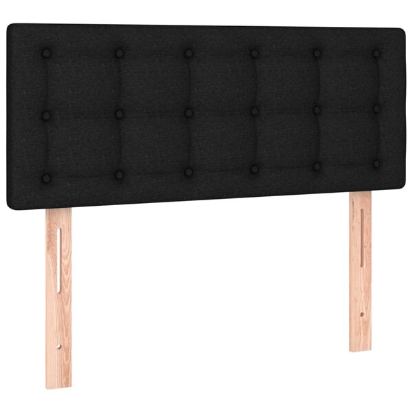 vidaXL Tête de lit Noir 90x5x78/88 cm Tissu