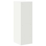 vidaXL Cabinet de Dossier avec tiroir 2 Pièces Blanc 44 x 50 x 106.5 cm