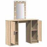 vidaXL Table de Toilette Marron 102 x 33 x 135 cm Bois d'ingénierie