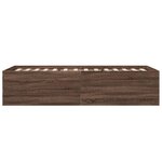 vidaXL Cadre de lit sans matelas chêne marron 90x200 cm