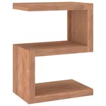 vidaXL Table d'appoint 45x30x60 cm Bois massif de teck